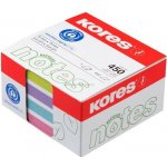 Samolepicí bloček KORES Cubo recykl, 75 x 75 mm, pastelový mix – Hledejceny.cz