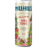 Millhill´s gin & tonic strawberry 6% 0,25 l (plech) – Zboží Dáma