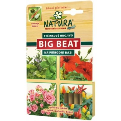 Natura Big Beat pro kvetoucí rostliny - hnojivo - 12 ks – Hledejceny.cz