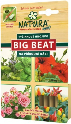 Natura Big Beat pro kvetoucí rostliny - hnojivo - 12 ks