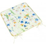 Bellatex Adéla hladký Kvítí Modrá,Žlutá,Bílá 40x40 cm – Zboží Dáma