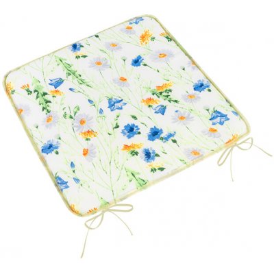 Bellatex Adéla hladký Kvítí Modrá,Žlutá,Bílá 40x40 cm – Zboží Dáma