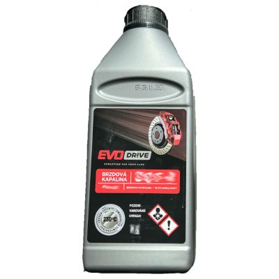 EVODRIVE Brzdová kapalina DOT 4 500 ml – Zboží Mobilmania