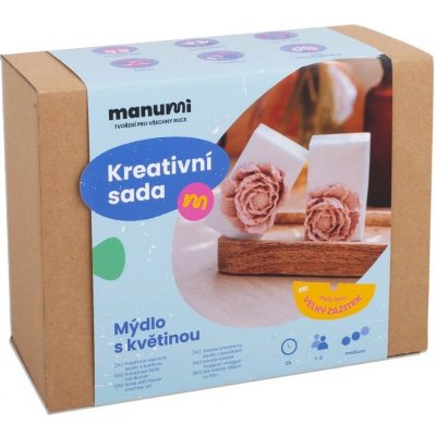 Manumi kreativní sada na výrobu mýdla s květinou 1 ks – Hledejceny.cz