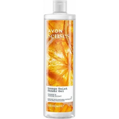 Avon Senses sprchový gel s vůní pomeranče a jasmínu 500 ml – Hledejceny.cz