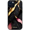 Pouzdro a kryt na mobilní telefon Apple Pouzdro Mobiwear Glossy Apple iPhone 12 Pro - G021G Černý a zlatavý mramor