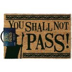 CurePink Lord Of The Rings Pán prstenů: You Shall Not Pass Neprojdeš 60 x 40 cm hnědá [GP85071] – Hledejceny.cz