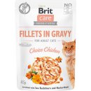 Brit Care Cat WET Fillets in Gravy Choice Chicken 85 g