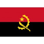 Angola vlajka - 60 x 90 cm - tunel, karabina – Hledejceny.cz
