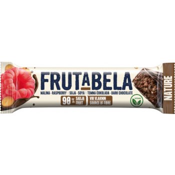 Fructal Frutabela nature malina v čokoládě bez cukru 35 g