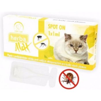 Max Herba Spot-on Cat repelentní kapsle, kočka 1 ml