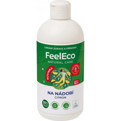 FeelEco prostředek na nádobí s vůní citronu 500 ml – Sleviste.cz