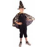 RAPPA plášť černý s kloboukem čarodějnice/Halloween – Zboží Dáma