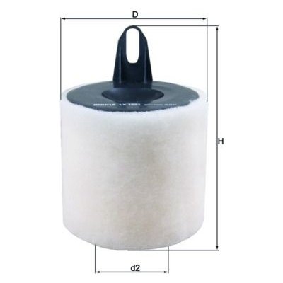 Vzduchový filtr MAHLE LX 1651 – Hledejceny.cz