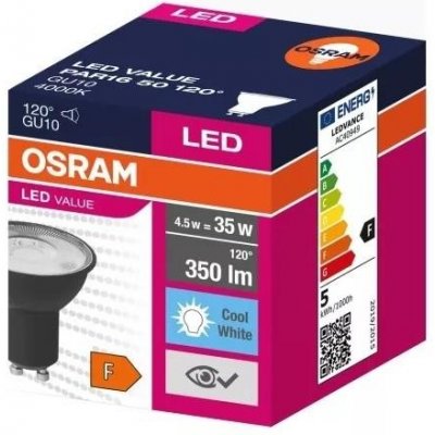 Ledvance LED žárovka VALUE PAR16 GU10/4,5W/230V 4000K 120