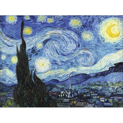 Obraz na plátně Van Gogh The Starry Night 77x57 cm