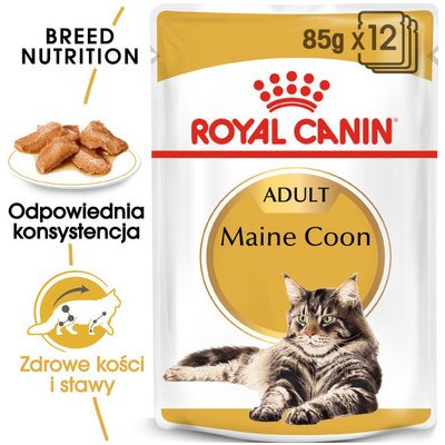 Royal Canin Maine Coon Loaf s paštikou pro mainské mývalí kočky 48 x 85 g
