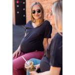 Kojící tričko M-Shirt V-neck Graphite – Zboží Dáma