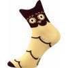 Fuski Boma ponožky 3D sova banánová