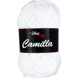 Vlna-hep Příze Camilla - bavlna Camilla: 8002 Bílá