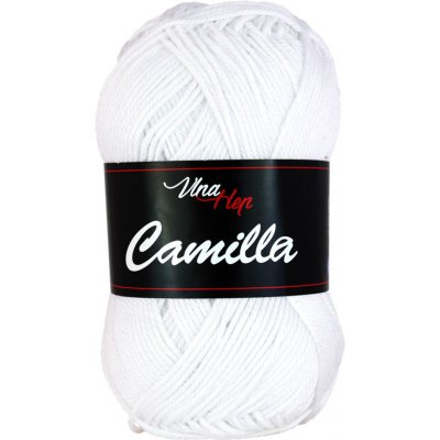 Vlna-hep Příze Camilla - bavlna Camilla: 8002 Bílá – Zboží Dáma