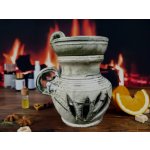 Keramikaportal Keramická aroma lampa s ouškem zelená – Zboží Dáma