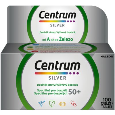 Centrum Silver 50+ s Multi-Efektem 100 tablet