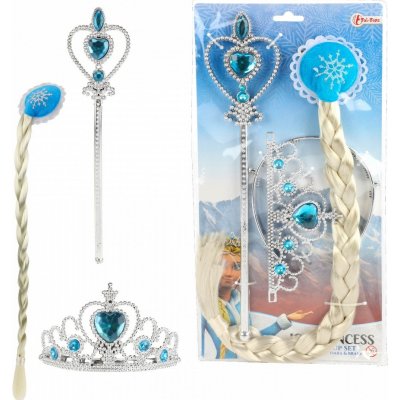 Sada Frozen 3ks set Frozen Elsa 3ks čelenka hůlka cop – Zbozi.Blesk.cz