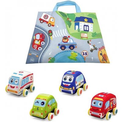 Bavytoy Natahovací měkká auta s podložkou – Hledejceny.cz