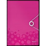 Leitz Wow PP A4 Aktovka na spisy 6 částí růžová – Zboží Mobilmania