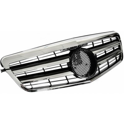 PROTEC Přední maska Mercedes E-CLASS W212 (2009–2013) - černá - chromová, CL style – Hledejceny.cz