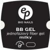 UV gel BIO nails BB Fiber MILKY jednofázový hypoalergenní gel 30 ml