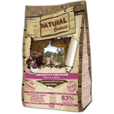 Natural Greatness Sensitive Indoor Cat Recipe kuře krůta 2 kg – Zbozi.Blesk.cz