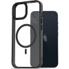 Pouzdro a kryt na mobilní telefon Apple AlzaGuard Clear TPU Compatible with Magsafe pro iPhone 13 černé AGD-PCMT18B