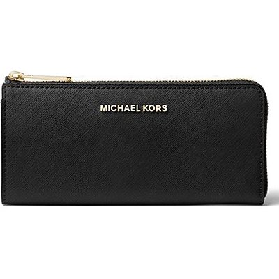 Michael kors peněženka three quarter zip saffiano leather černá