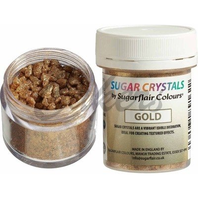 Sugarflair Sugar Crystals Gold 40 g – Zboží Dáma
