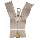 Spirálový zip, dělitelný - 70cm - světle šedý - WICO - BALENÍ 10 ks – Hledejceny.cz