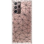 Pouzdro iSaprio - Abstract Triangles 03 Samsung Galaxy Note 20 Ultra černé – Hledejceny.cz