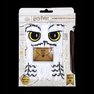 CurePink Poznámkový A5 blok s propiskou Harry Potter Hedvika 14,8 x 21 cm HP713524 – Zboží Živě