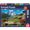 Puzzle Schmidt Widok na idylle góry 1000 dílků