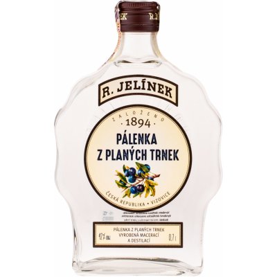 R. Jelínek Pálenka z planých trnek 42% 0,7 l (holá láhev) – Zboží Mobilmania