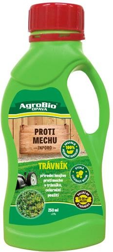 AgroBio Inporo Trávníkové hnojivo proti mechu 250 ml