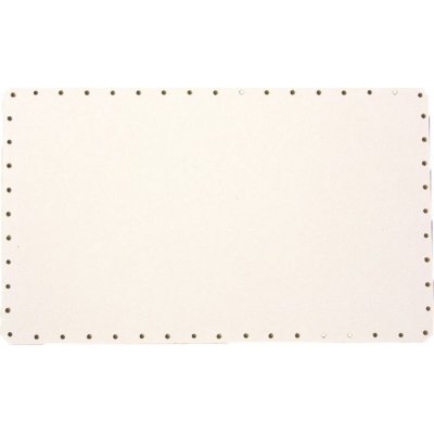 sololak bílý obdél.zak.hr. 26x18cm s otvory 22B2618D – Zboží Dáma