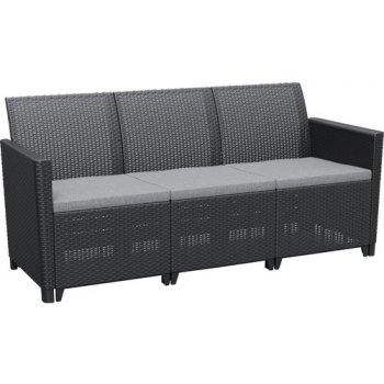 Keter CLAIRE 3 SEATERS SOFA grafit