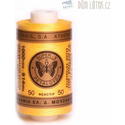 Bavlněná nit žlutá 914 m – Zboží Dáma