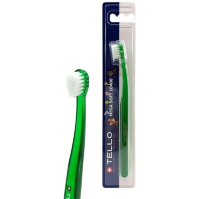 Tello 10400 Mega soft Dětský zubní kartáček – Zbozi.Blesk.cz