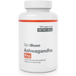 GymBeam Ashwagandha Pro 120 kapslí