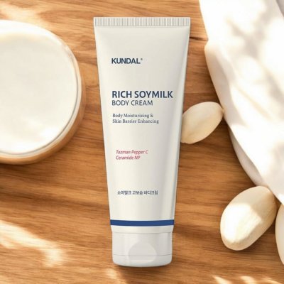 KUNDAL RICH SOYMILK BODY WASH MELLOW VANILLA Vyživující sprchový gel se sójovým mlékem 500 ml – Sleviste.cz