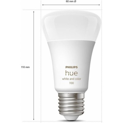 Philips Hue White&Color Ambiance LED E27 9W 1100lm 871951429117100 – Zbozi.Blesk.cz