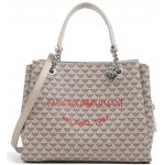 Emporio Armani Milano 1981 kabelka s pouzdrem logo béžová ecru – Hledejceny.cz